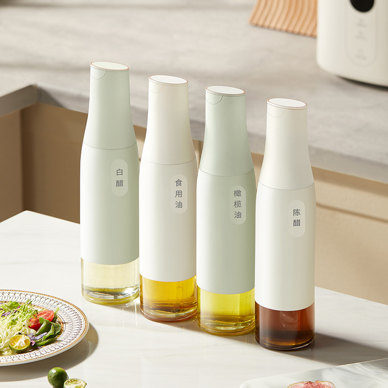 油壶自动开合不挂油厨房酱油瓶家用油醋壶调料瓶不漏油玻璃油瓶