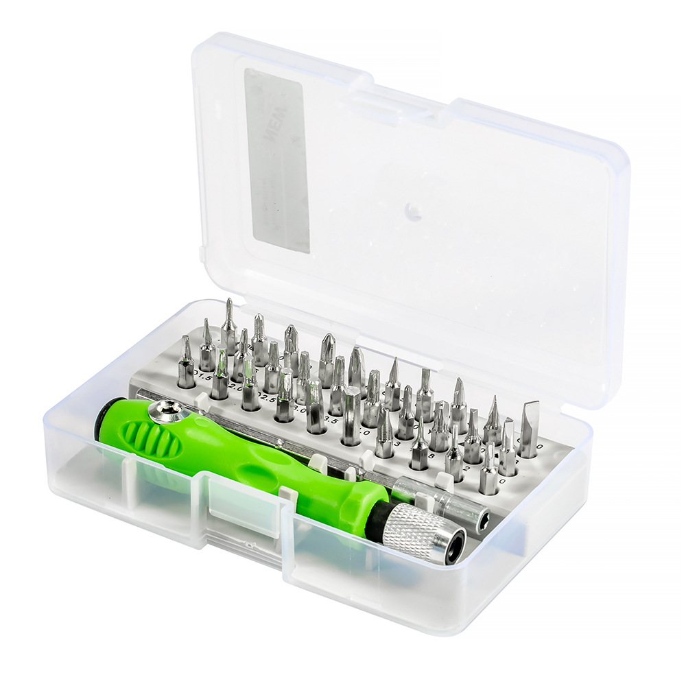 32-in-1 watch and mobile phone disassembly, assembly and repair household 7389 hardware tools Multi-purpose screwdriver set Item Picture