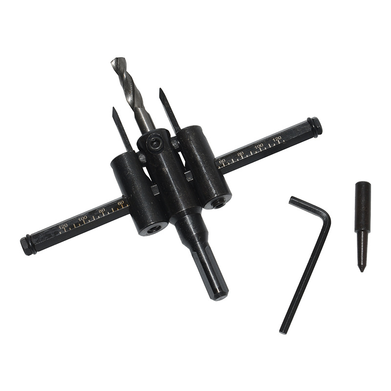Aircraft-type woodworking hole opener, adjustable gypsum board ceiling, spotlight, audio hole opener, hand drill, hole drill Item Picture