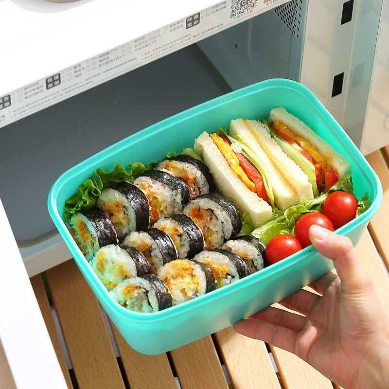 沙拉饭盒微波炉加热便当盒上班族带饭餐具学生专用轻食水果午餐盒产品图