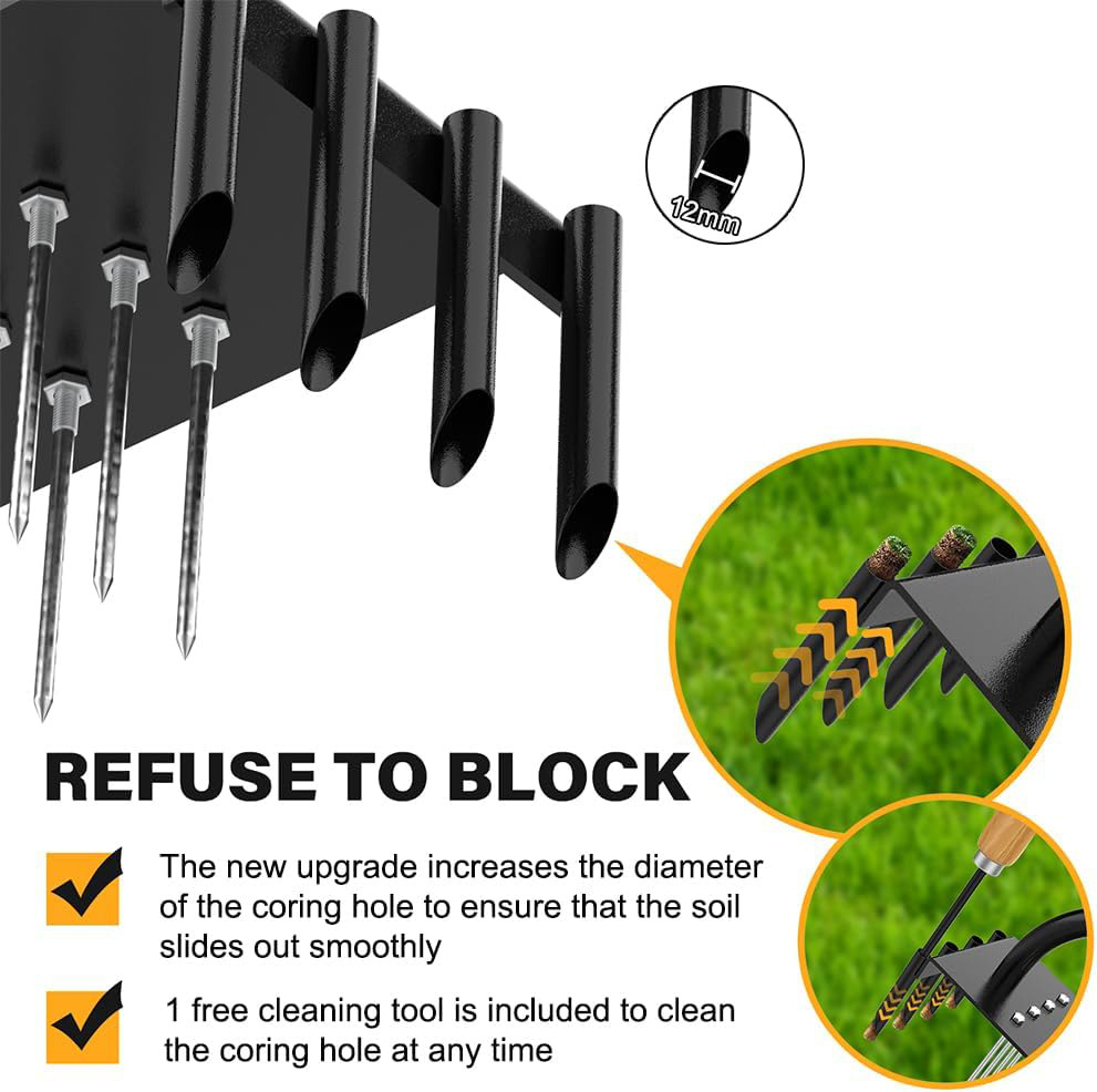 Nueva amazon venta caliente soltador volador Lawn Aerator Spike Manual Tool Specification image
