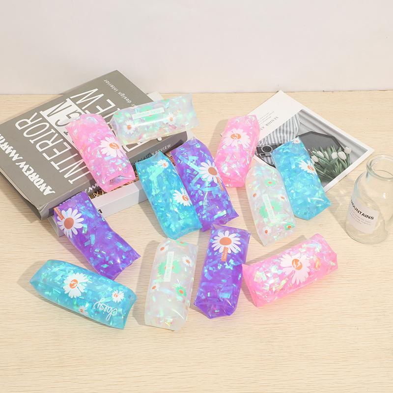 新款创意整蛊玩具小雏菊飘带拿不住的减压发泄水球玩具