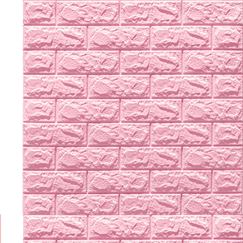 Foam 3D Stereoscopic Wall Stickers, Self-Adhesive Wallpaper, Anti-Collision Soft Package, Bedroom Decoration, Waterproof And Moisture-Proof Wall Stickers And Wallpaper Specification drawing