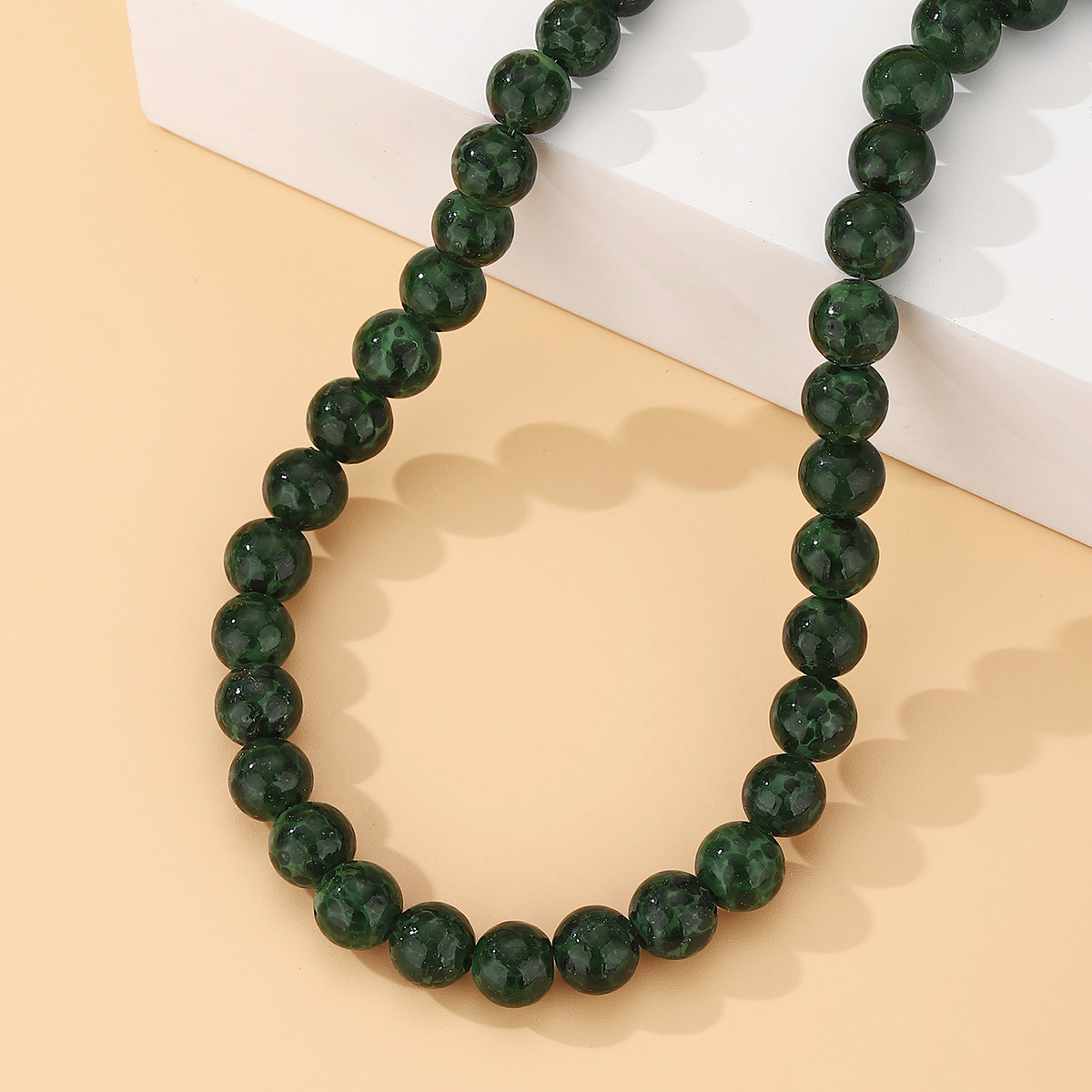 10mm glazed glass beads DIY beaded bracelet and necklace material wholesale trendy retro handcrafted jewelry accessories Application Scenario