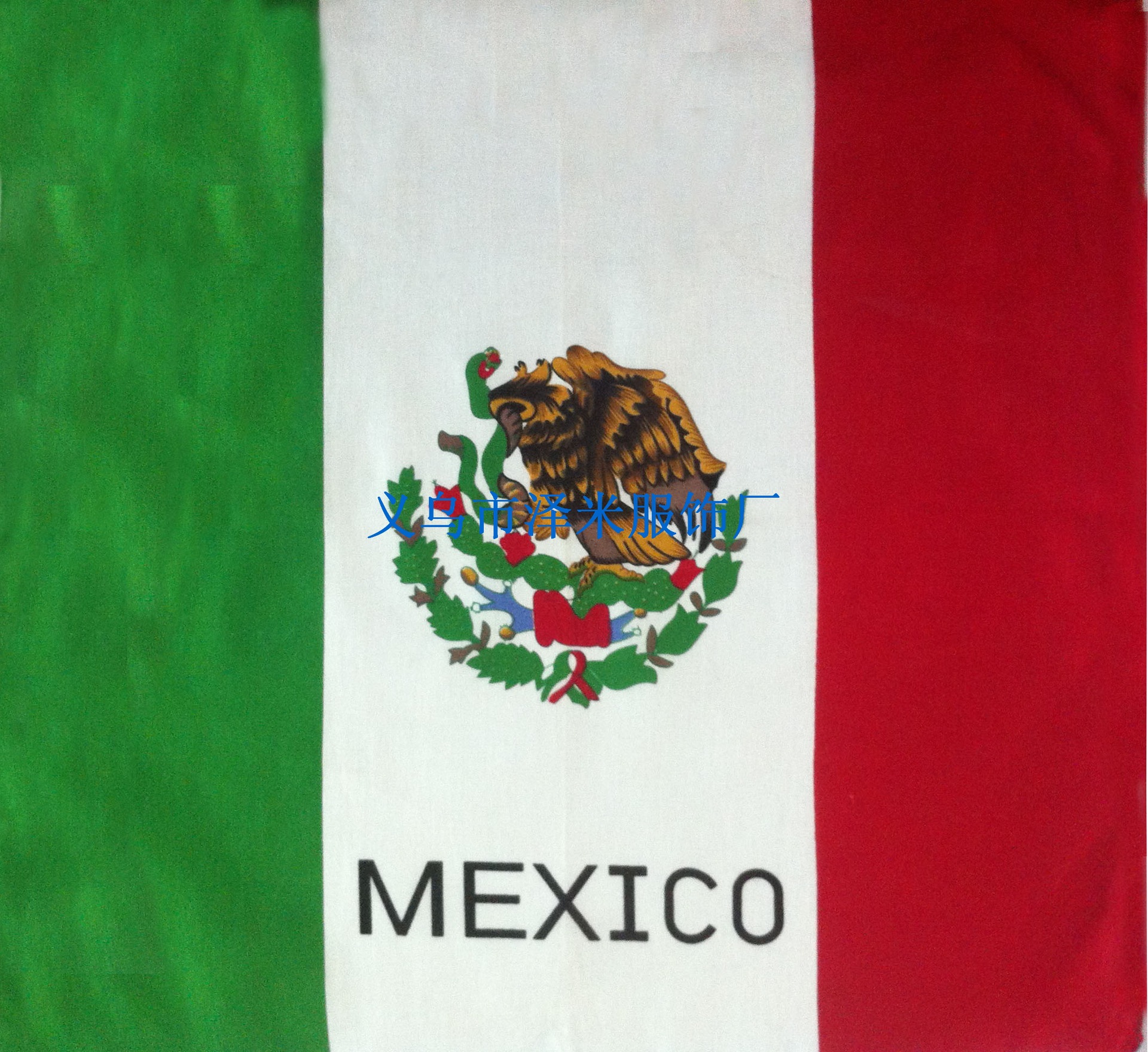 全棉棉方巾头巾加拿大海底哥伦比亚墨西哥国旗 方巾批发