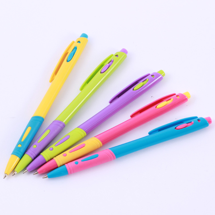 Foreign trade ballpoint pen advertisement Ballpoint pen LOGO printing simple exclamation mark Ballpoint pen 575M series details Picture