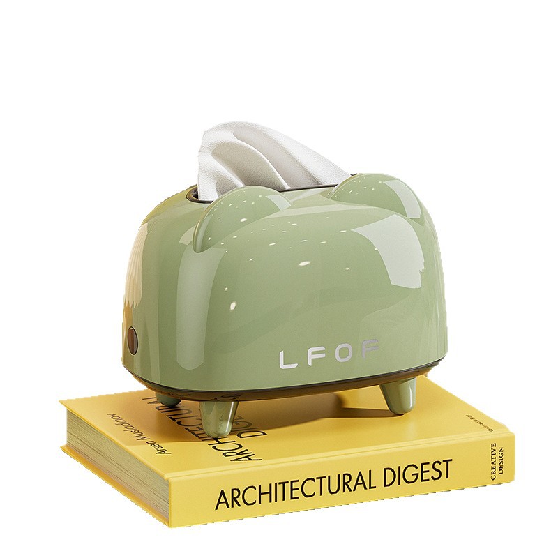 Dopamine desktop tissue box, creative and cute tissue box, high-end, light luxury and sophisticated home napkin box for the living room Item Picture