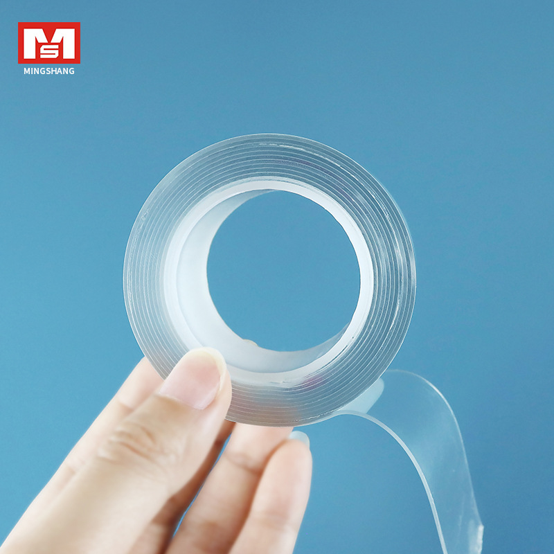 日式MS 2201透明亚克力双面胶 强力无痕粘胶排插双面贴物固定器产品图