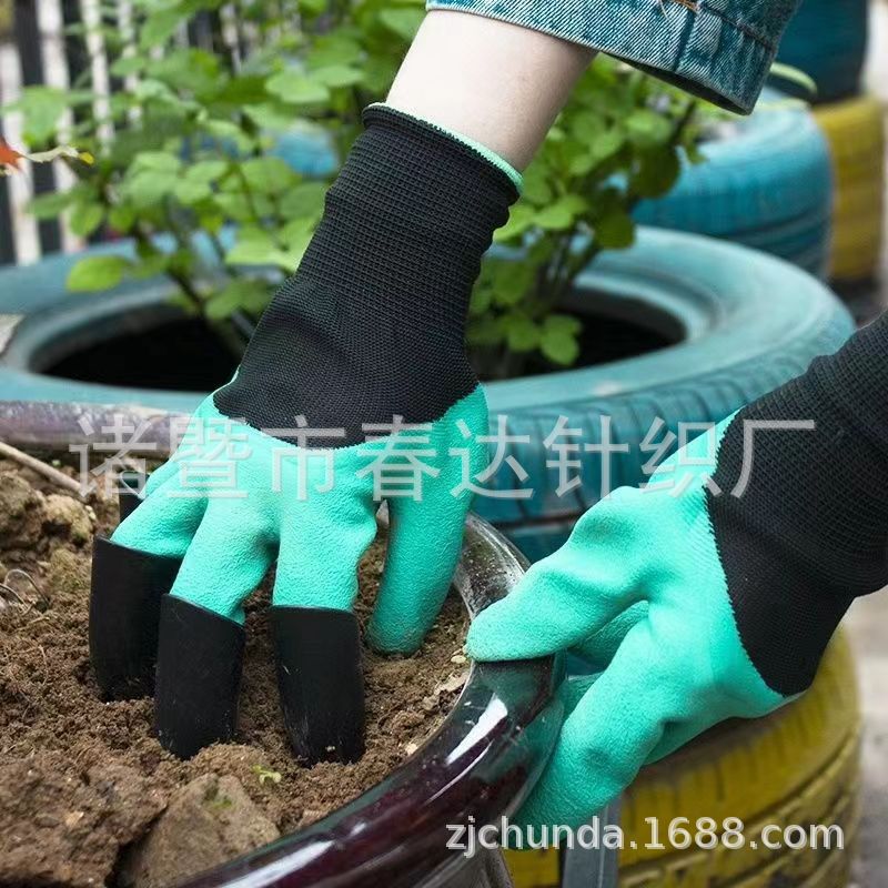 Зимняя женщина в перчатках чхунда с помпонами и толстыми ананасовыми уплотнениями, теплыми вязаными перчатками, оптовыми волосками для колёс, садовыми перчатками, выращивающими волоски для волос, пропитанными аэробикой, цветок, защищающий от скольжения когтями details Picture
