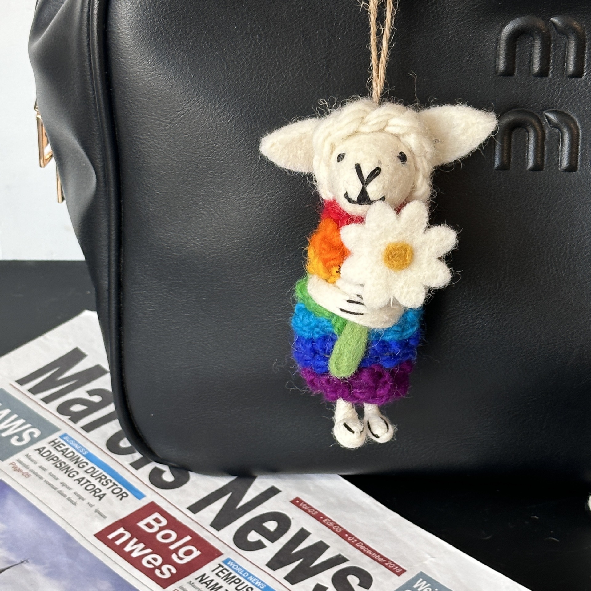 星星人/毛绒玩具/挂件公仔/毛绒公仔挂件/挂件细节图