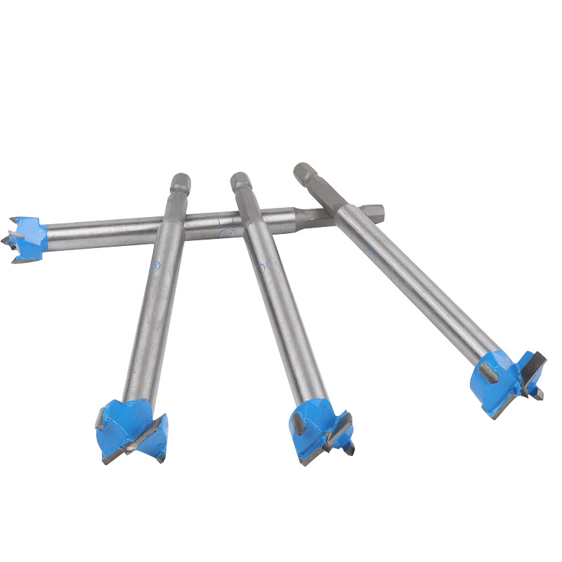 Industrial-grade extended woodworking hole opener, door lock plastic wood board expansion drill bit, hinge alloy drilling drill bit Item Picture