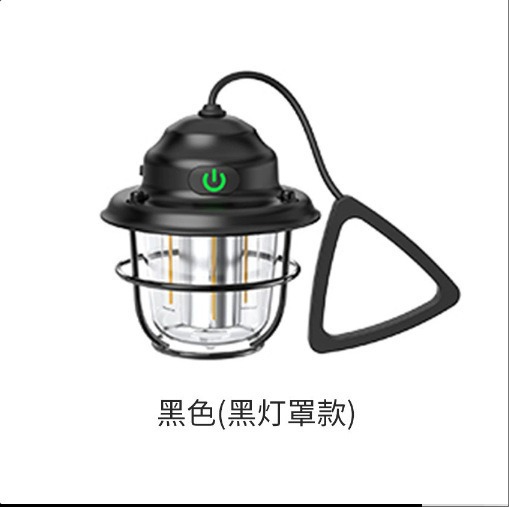 Cross-border outdoor camping atmosphere light, USB long-lasting portable tent camping lighting, pinecone lamp, small pendant lamp