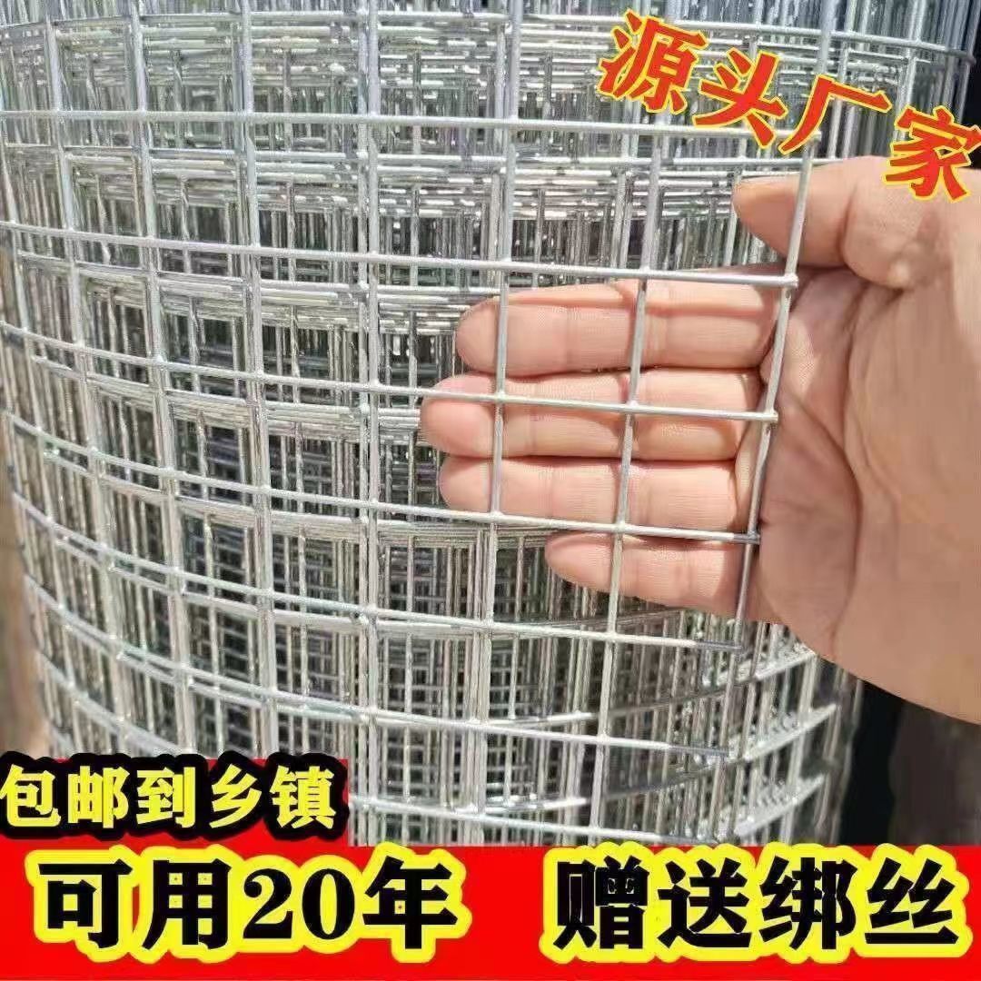 镀锌铁丝护栏网养鸡鸭专用围栏网防护网鸡围栏网内外墙抹灰电焊网