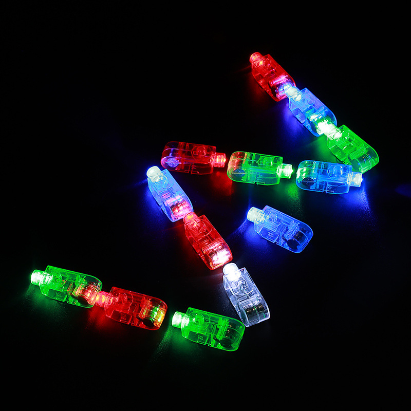 Factory direct sales of luminous finger lights, laser lights, ring lights, and colorful LED lights. Wholesale from street stalls Application Scenario