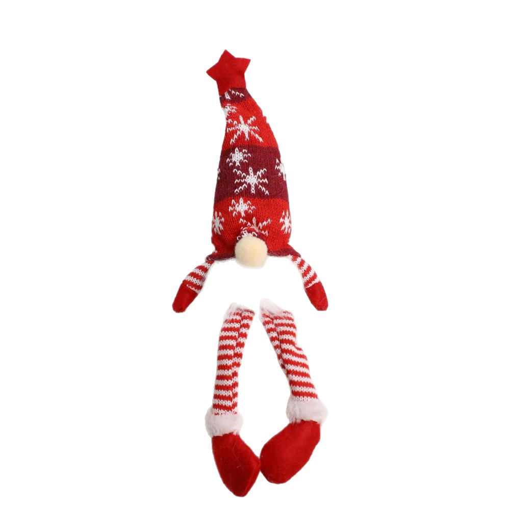 Decoraciones navideñas feliz navidad cross-border navidad enano muñeca glow tejido piernas largas piernas cortas sin cara pants rojo verde gris modelos en stock Item Picture