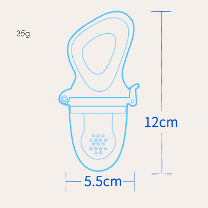 Baby Bite Fun Fruit Complementary Food Wonder: Silicone pacifier, teething stick, teething gel, Fruit and Vegetable Fun Baby net bag, net pocket Application Scenario