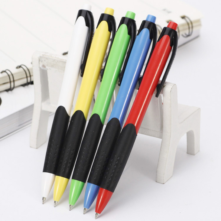 Press the plastic ballpoint pen 527d cylindrical ballpoint pen wholesale advertisement, 50 ballpoint pens per cylinder Specification drawing