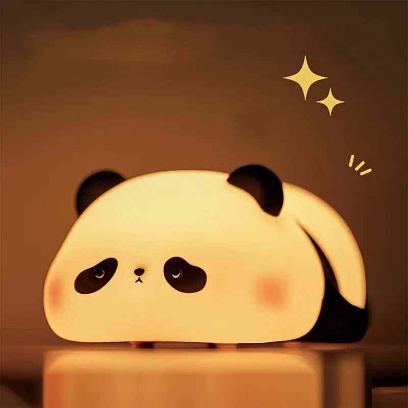 小夜灯/夜灯/感应灯/熊猫/小夜灯圆头产品图