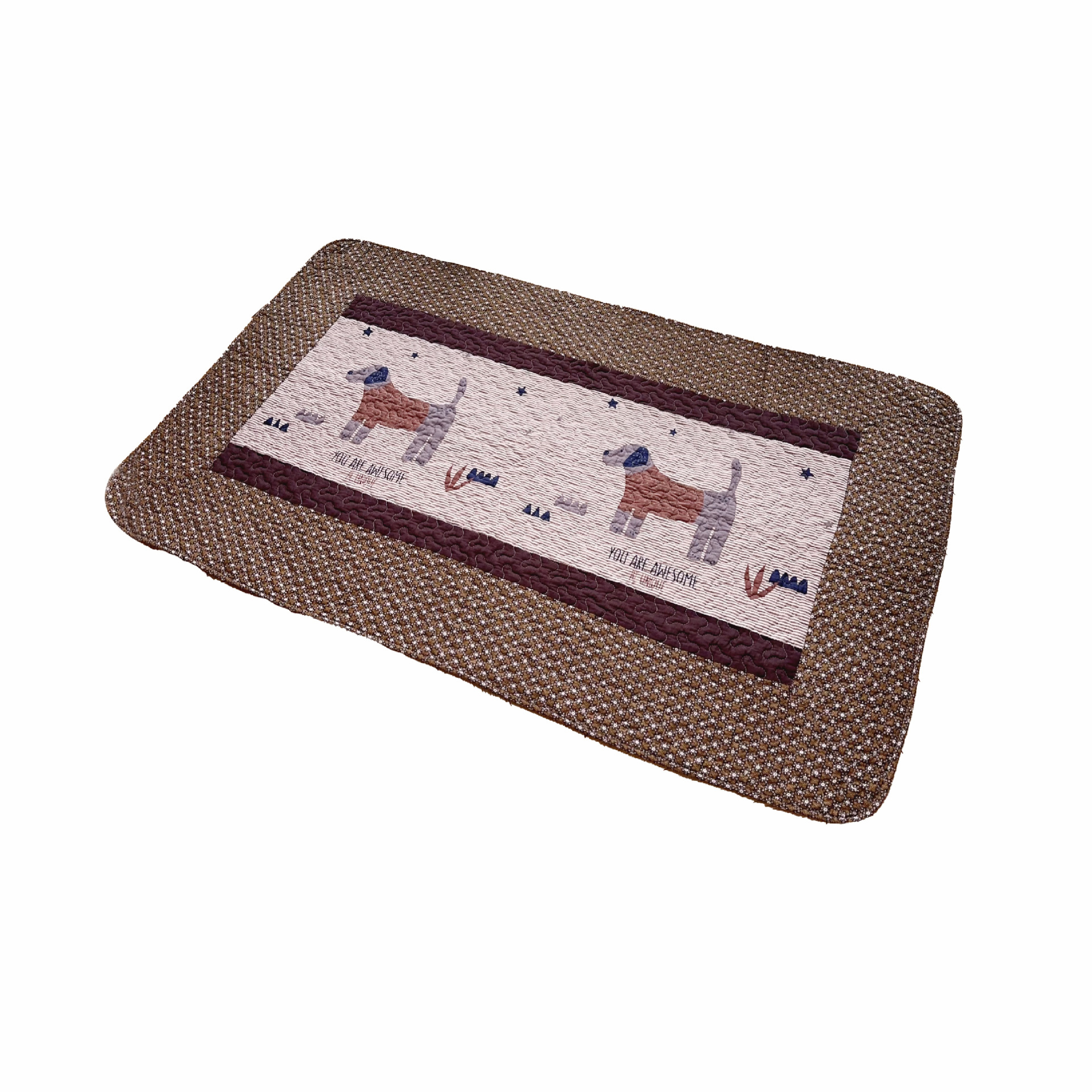 Cartoon cotton bay window mat, sofa mat, window sill mat, crawling floor mat, quilted anti-slip mat, animal pattern tatami Item Picture