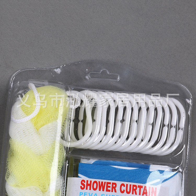 浴帘涤纶/浴室帘欧式/折叠浴帘/浴室帘peva/浴室帘女人简约细节图