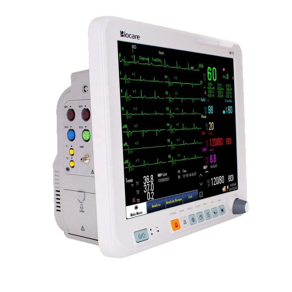 Cross-border exclusive IM15 multi-functional monitor English version, Electrocardiogram Vital signs Monitor, medical electrocardiogram machine Item Picture