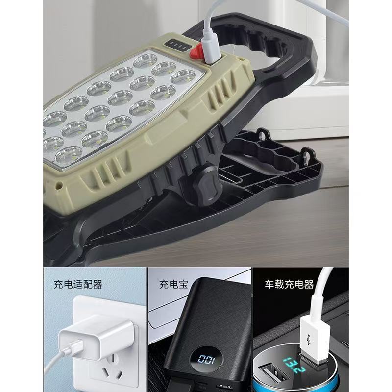 LED outdoor solar no-hole clip light, waterproof and dustproof, high-brightness, multi-adjustable emergency light, garden light Application Scenario