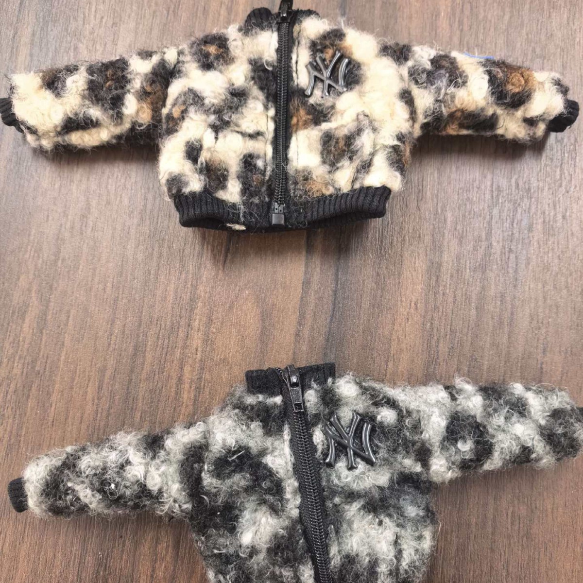 仅娃衣嘎子姐蓬松羊羔毛外套豹纹卷毛大衣百搭秋冬衣服换装
