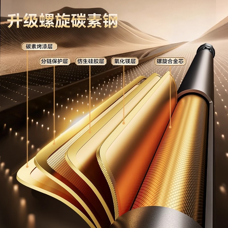 伸缩杆晾衣杆阳台固定卫生间浴帘杆衣柜挂衣杆窗帘杆家用加厚细节图