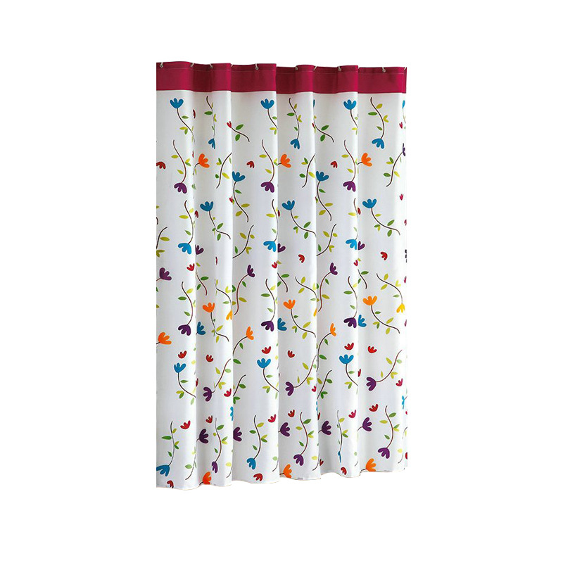 浴帘/浴帘隔断帘/气泡膜/洗手间防水布/跨境白底实物图