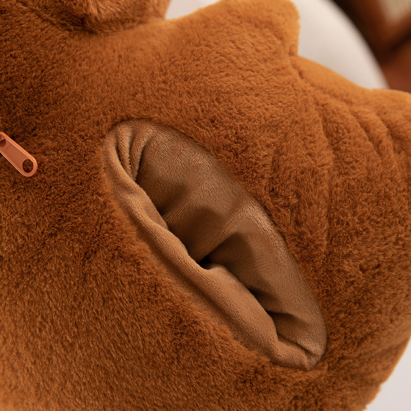 新款卡皮巴拉手暖毛绒玩具公仔暖手袋儿童抱枕布娃娃玩具细节图