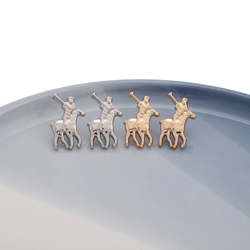 新款时尚创意小马胸针男士服装精致宴会酒会活动服饰西装配饰