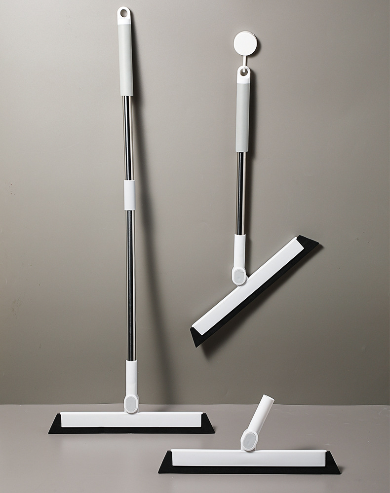 110AAC long-handled floor scraper, bathroom and kitchen cleaning water scraper, floor cleaning brush, detachable handle glass wiper