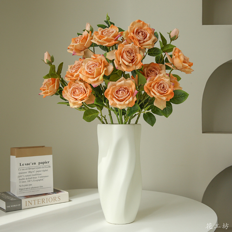 仿真玫瑰实物图