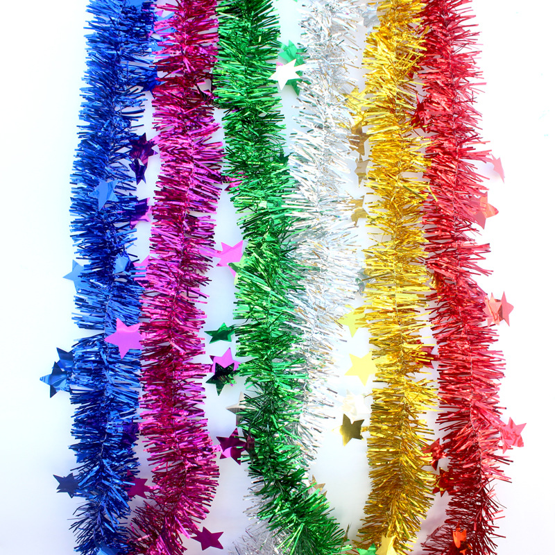 2026 Christmas decorative items: plastic stars, colorful strips and ribbons, wedding and festival decorations, scene arrangements, wool strips and latte art
