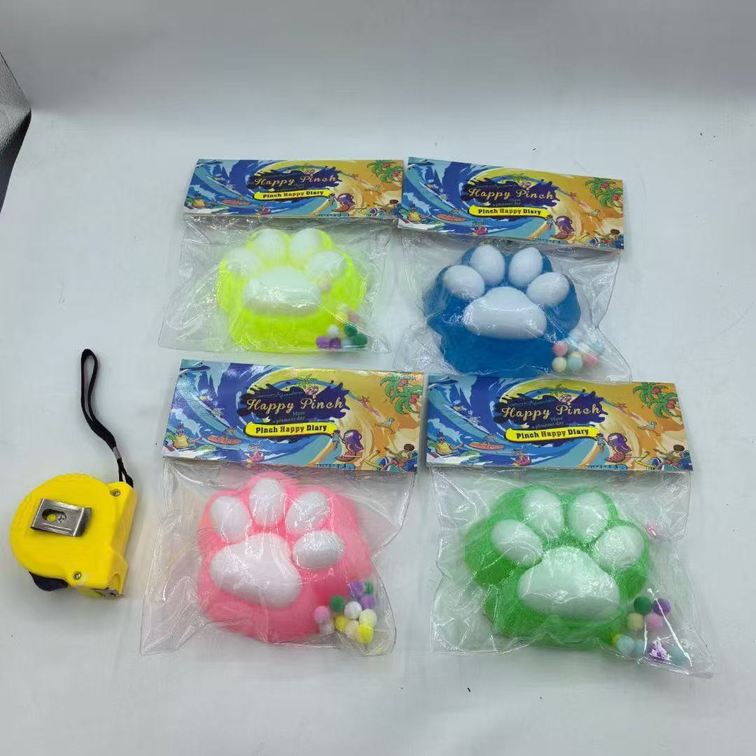 Release and Squeeze the 220g large cat paw creative cartoon simulation cat paw toy from Le Ka Tou for cross-border wholesale Specification image