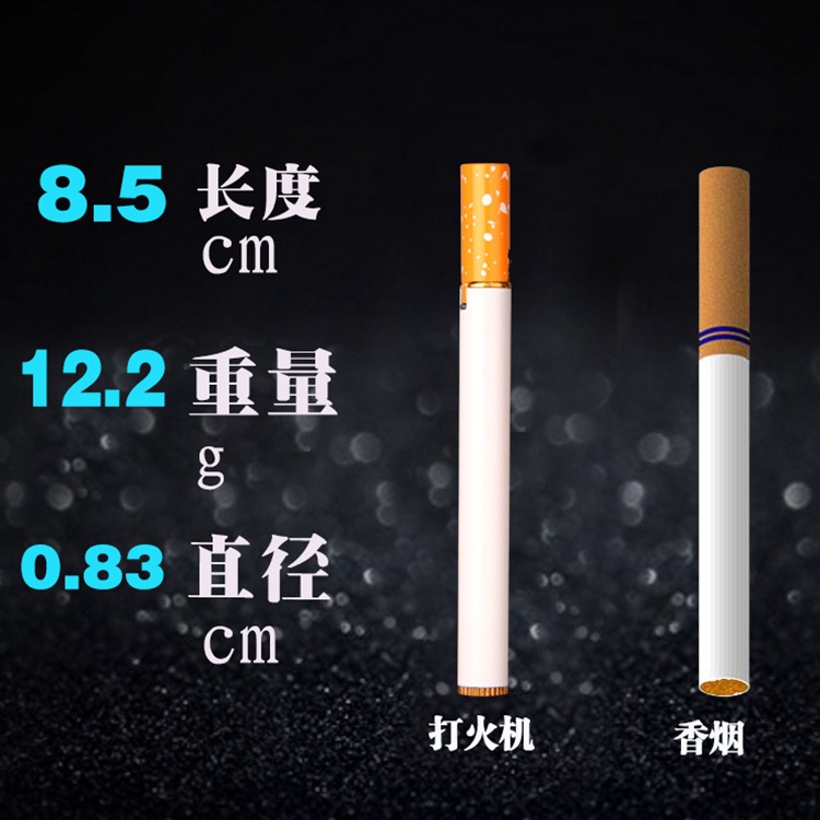 Mini cigarettes can be printed with unique, novel and creative designs. They are small and portable, with grinding wheels and open flame lighters. Wholesale from the manufacturer Application Scenario