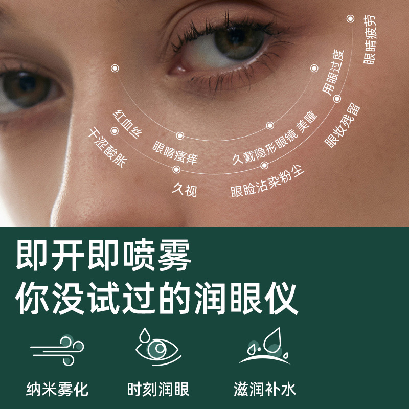 shanilak Eye fatigue Relief nebulizing Eye moisturizing device, hot compress device to relieve eye fatigue and dryness, hot compress steaming eye device, eye fumigation device