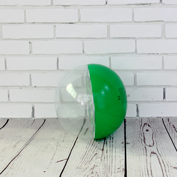 Hongyu Foreign Trade Transparent 3D stereoscopic Ball, Green leaf toy ball, customized LOGO, green advertising ball, banana leaf beach ball Application Scenario