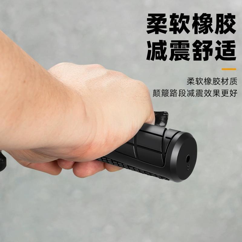 Bicycle handlebar covers, mountain bike sub-handlebar gloves, children's bicycle ox horn and sheep horn silicone rubber handlebar handle covers details Picture