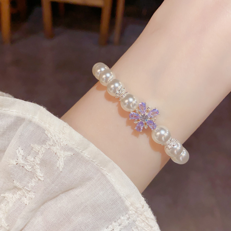 水晶手串/硅胶/啪啪圈手环/嘻哈/锆锆细节图