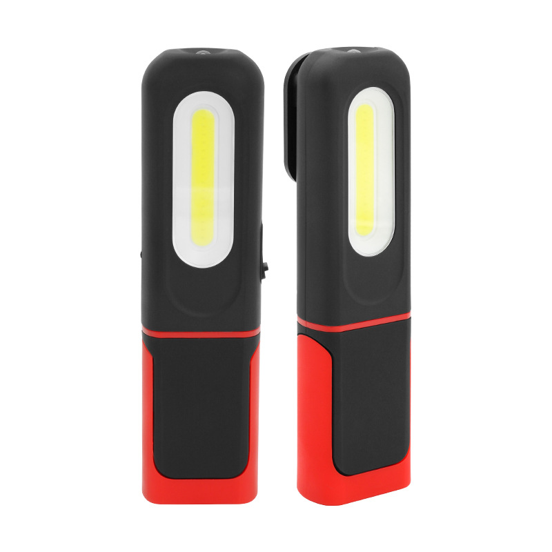 Factory direct supply of high-brightness COB work light, portable adjustable 360-degree outdoor maintenance light, flashlight light