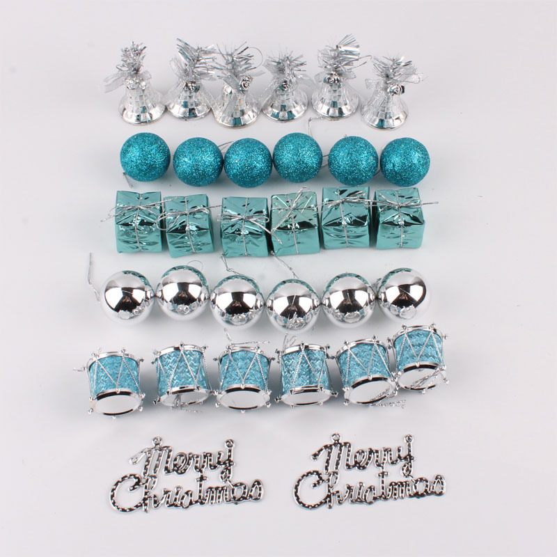 The manufacturer wholesals 24 sets of accessories for the Star Language Christmas tree, including multiple boxes and Christmas bags Specification image