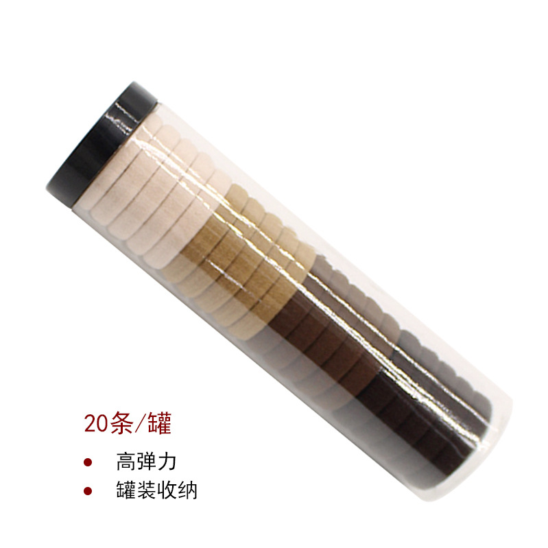 20 high-elasticity, durable, seamless hair ties, Korean hair ties that don't hold hair, rubber bands, hair bands, and women's hair ties Application Scenario