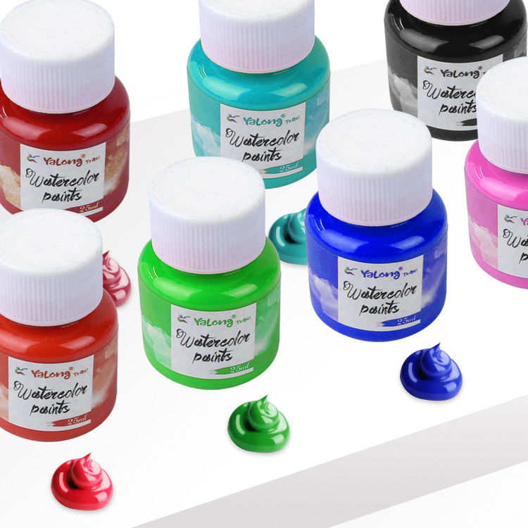 Yalong Cross-border Student Wholesale, student colored paints, children's painting colors details Picture