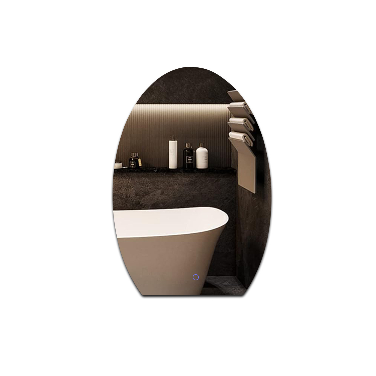 化妆镜/镜子/镜子化妆镜/镜子毛绒/化妆镜镜子白底实物图