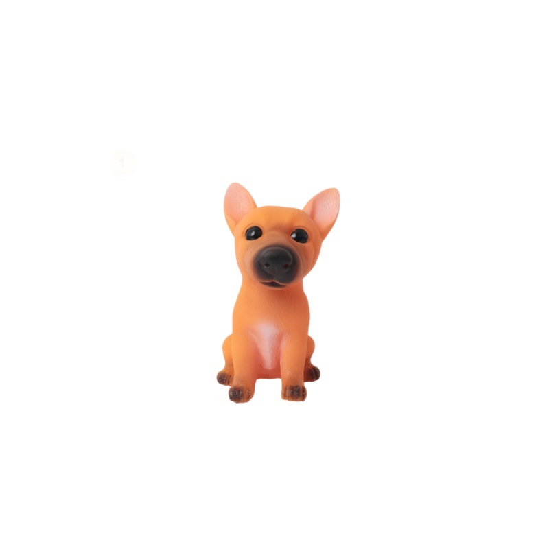 Cross-border new series of dog series artistic animal pvc statues, creative stress-relieving toys, desktop ornaments, relieve stress Item Picture