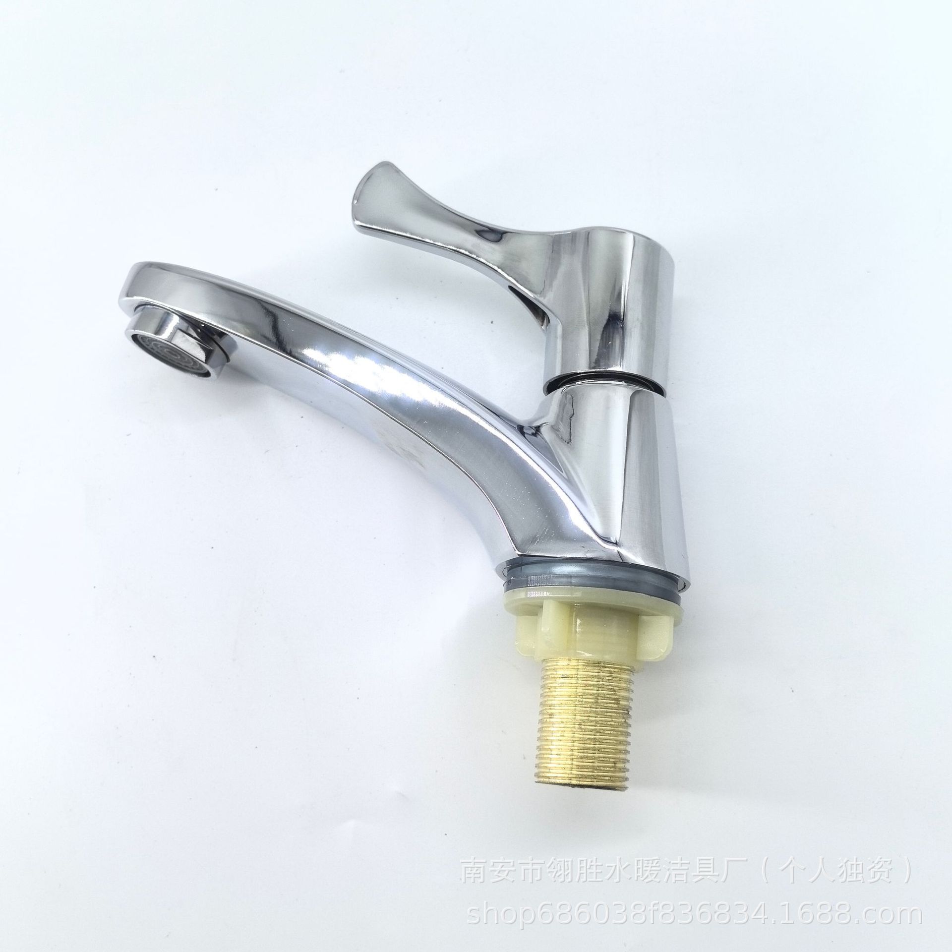 跨境直销99式台式面盆水龙头电镀快开单冷水面盆龙头 单冷 水龙头