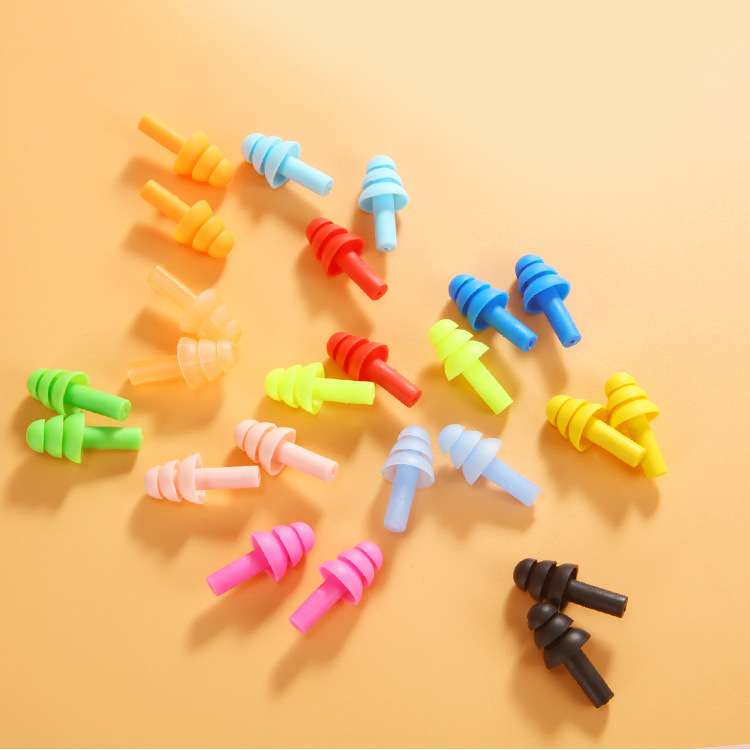 Wireless silicone Christmas tree soundproof earplugs 1270 noise-reducing sleep plugs Industrial bullet-type waterproof swimming earplugs details Picture