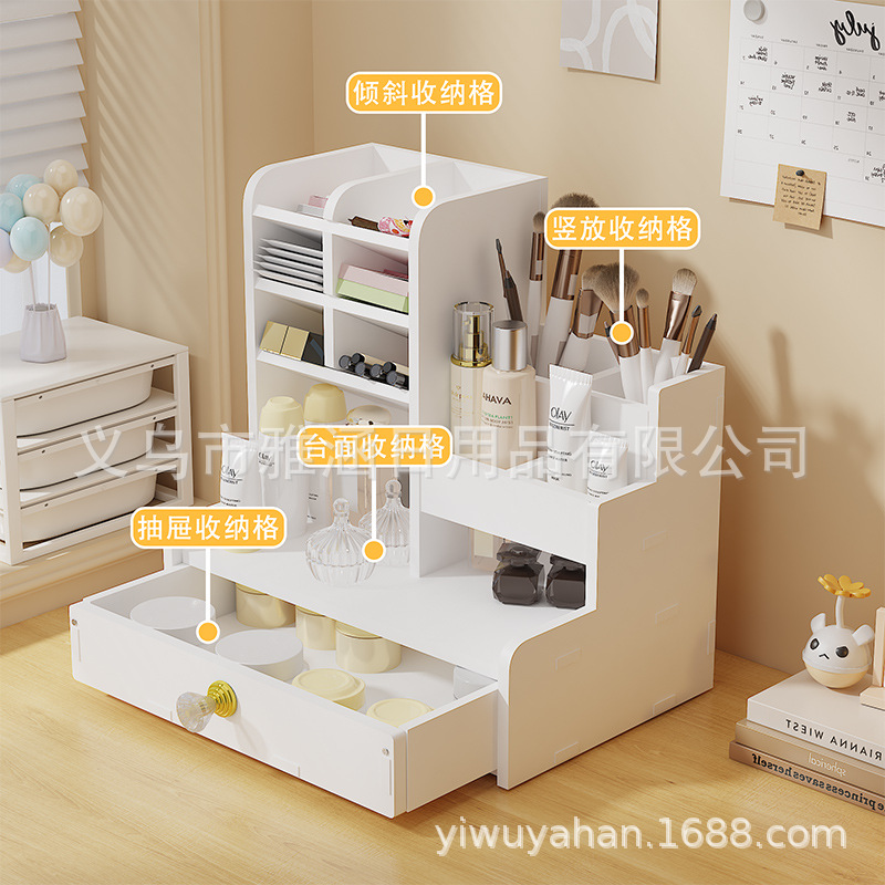 收纳盒/收纳/盲盒展示架/化妆品/衣柜整理箱细节图