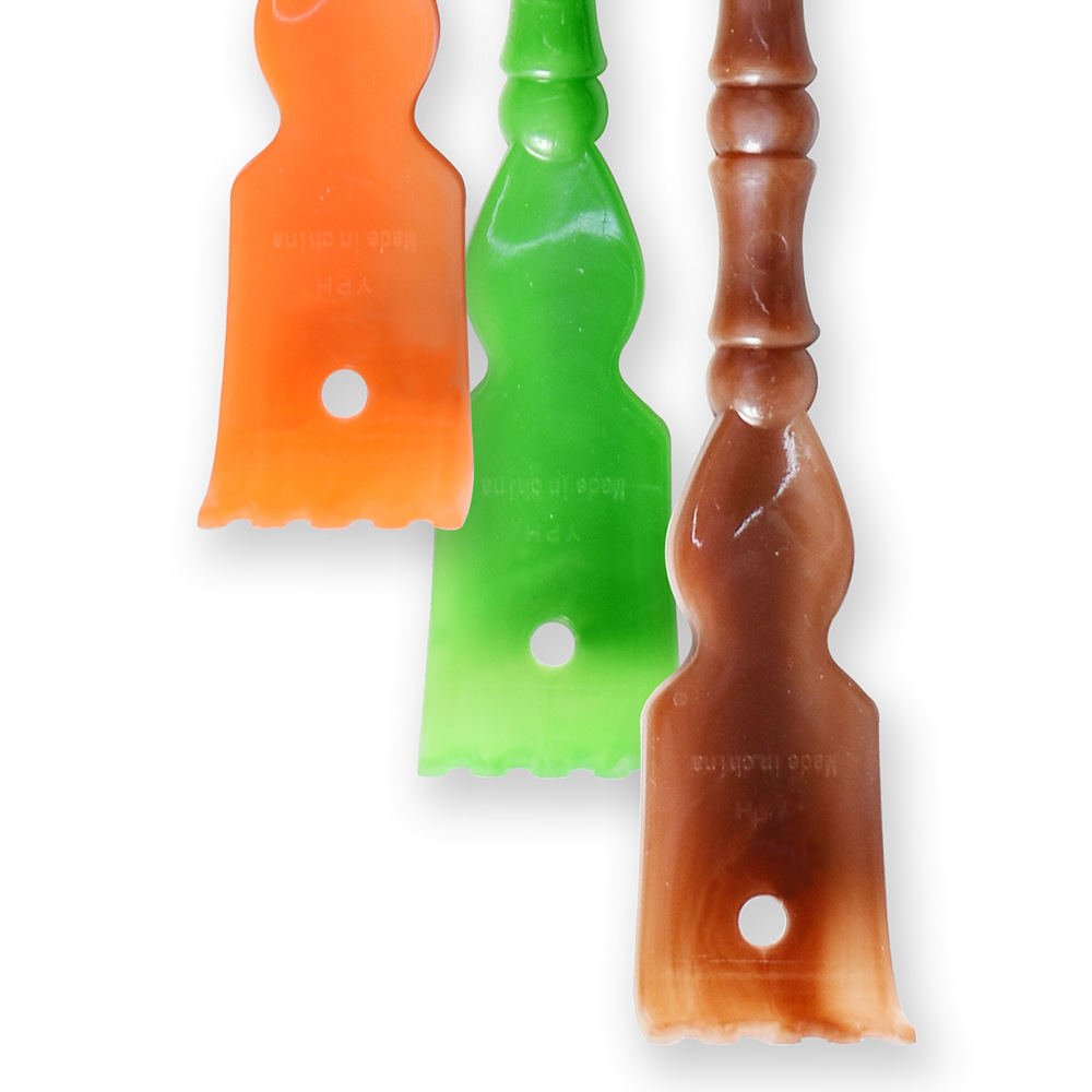 The jade-like horn massage hammer for scratching itching doesn't require help. It's a perfect tool for relieving itching and stress at home and in the office by tapping on muscle meridians Specification image
